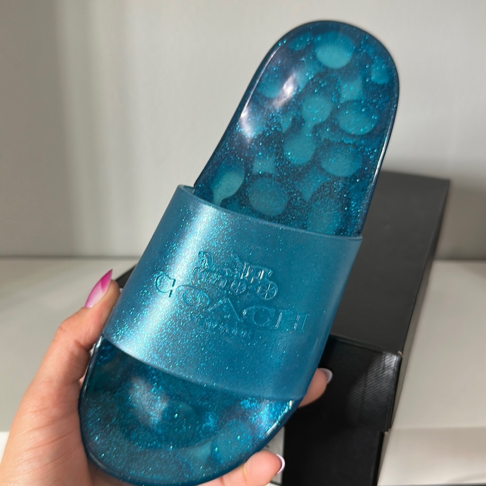 Coach Rubber Slide
